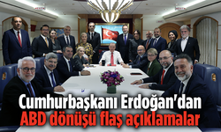 Cumhurbaşkanı Erdoğan'dan ABD dönüşü flaş açıklamalar