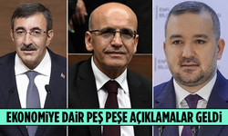 Ekonomiye Dair Peş Peşe Açıklamalar Geldi