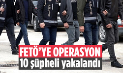 İzmir'de FETÖ Operasyonu: 10 Şüpheli Yakalandı