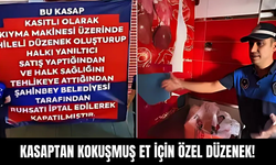 Gaziantep'te Kasaptan Kokuşmuş Etlere Özel Düzenek!