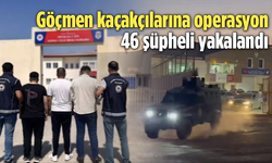 Göçmen Kaçakçılarına Operasyon: 46 Gözaltı