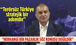 AK Parti Sözcüsü Çelik: Terörsüz Türkiye Stratejik Doğru Bir Adımdır
