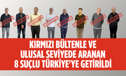 İçişleri Bakanı Yerlikaya Açıkladı: Kırmızı Bültenle ve Ulusal Seviyede Aranan 8 Suçlu Türkiye'ye Getirildi