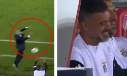 Jose Mourinho Benfica’da İlk Maçında Şov Yaptı! Son Dakikada Kaleci Gibi Uçtu, Herkesi Güldürdü