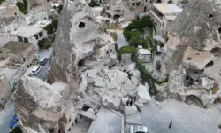 Kapadokya’da Milyonlarca Yıllık Peribacası Yıkıldı!
