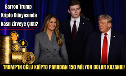 Trump'ın oğlu kripto paradan 150 milyon dolar kazandı! Barron Trump Kripto Dünyasında Nasıl Zirveye Çıktı?