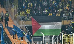Fenerbahçe-Nice Maçında Filistin Unutulmadı