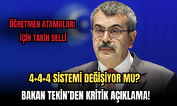 4+4+4 Sistemi Değişiyor Mu? Bakan Tekin’den Kritik Açıklama!