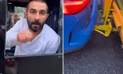 İstanbul’da Trafik Ortasında Skandal! Otobüs Şoförü Kasten Çarptı, El Hareketiyle Tehdit Etti