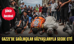 Gazze’de Sağlıkçılar Gözyaşlarıyla Secde Etti