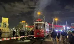 Beyoğlu’nda Nostaljik Tramvay Alev Aldı