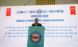 Memur-Sen Genel Başkanı Yalçın, Bingöl'de konuştu: