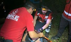Sakarya'da mantar toplarken dere yatağına düşen kişi kurtarıldı