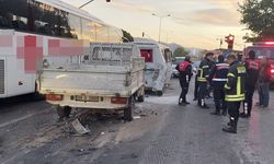 Aydın'da minibüs ve kamyonetin çarpıştığı kazada 1 kişi öldü, 6 kişi yaralandı