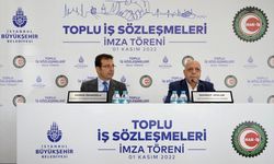 İBB ile HAK-İŞ ve TÜRK-İŞ arasında toplu iş sözleşmeleri ve ek protokollerinin imzalandığını açıkladı