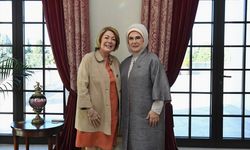 Emine Erdoğan Meksika'nın Ankara Büyükelçisi'nin Hernandez'in eşiyle buluştu