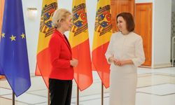 Moldova Cumhurbaşkanı Sandu ile AB Komisyonu Başkanı von der Leyen enerji krizini etraflıca konuşmak adına bir araya geldi