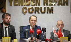 Yeniden Refah Partisi Genel Başkanı Erbakan, Çorum'da konuştu