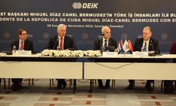 Küba Devlet Başkanı Bermudez, Türk iş dünyasıyla bir araya geldi: