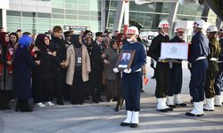 Şehit Piyade Uzman Çavuş Mustafa Işık'ın cenazesi Konya Havalimanı'na ulaştırıldı