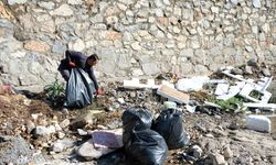 Bodrum'da dere yatağına çöp atanlar atıklardaki faturalardan tespit edildi