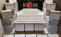 Samsun’da 300 bin filtreli sigara kağıdı ekipler tarafından ele geçirildi