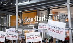 New York Times gazetesi çalışanlarından eylem