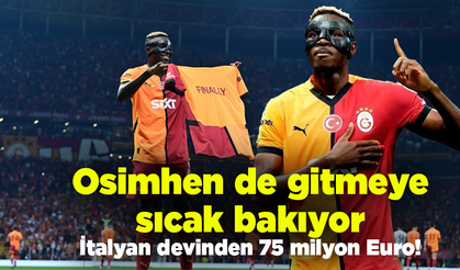 Osimhen de gitmeye sıcak bakıyor… İtalyan devinden 75 milyon Euro!
