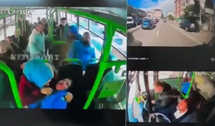 Otobüste fenalaşan küçük Ömer hastaneye yetiştirildi!