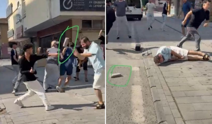 Kaldırım Taşıyla Yere Serdi!