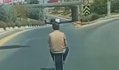 Başkent Trafiğinde Elektrikli Valizle Yolculuk!