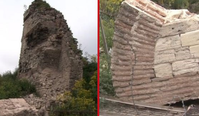 Deprem, tarihi surdan dev parça kopardı
