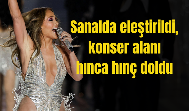 Jennifer Lopez'in Kabe’nin 80 km yakınındaki konseri tepki çekti