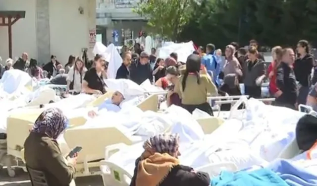 Silivri Devlet Hastanesi'ndeki hastalar tahliye edildi