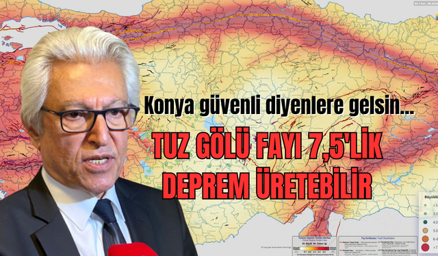 Konya güvenli diyenlere gelsin... Tuz Gölü fayı 7.5'lik deprem üretebilir