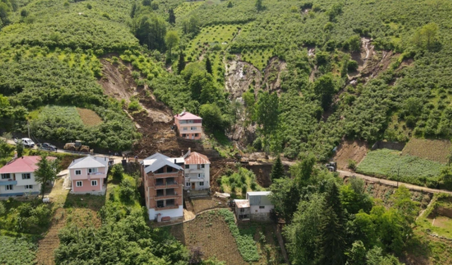 Trabzon'da heyelan alarmı!