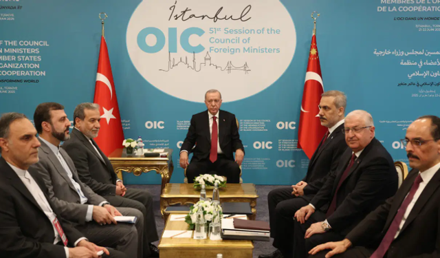 Diplomasi trafiği devam ediyor: Erdoğan, İran Dışişleri Bakanı Arakçi'yle bir arada!