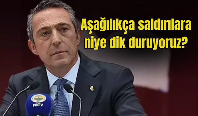 FB Başkanı Ali Koç'tan zehir zemberek sözler!