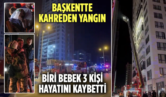 Başkentte Kahreden Yangın: Biri Bebek 3 Ölü