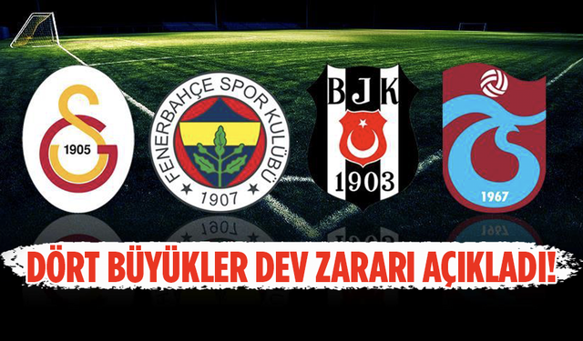KAP’a Bildirdiler! “Dört Büyükler”den Büyük Zarar