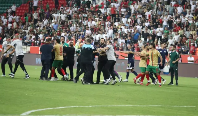 Amedspor-Erzurumspor maçının faturası ağır oldu! 12 maç men ve saha kapama