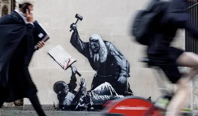 Yine Çok Konuşulacak Protesto! Banksy'nin Yeni Eseri Böyle Gizlendi