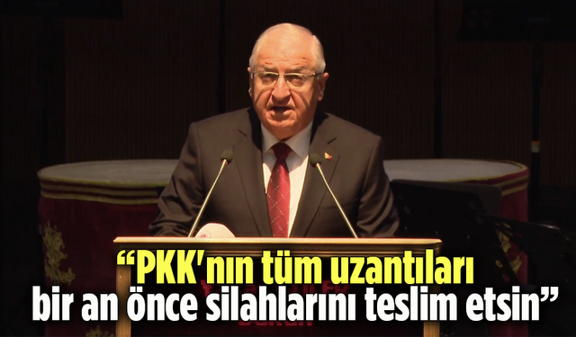 Bakan Güler'den Teröristlere Uyarı: PKK'nın Tüm Uzantıları Bir An Önce Silahlarını Teslim Etsin