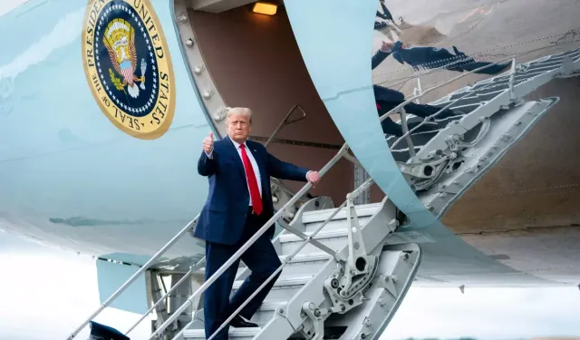 Trump ölümle burun buruna geldi! Havada çarpışmaya saniyeler kala kurtuldu