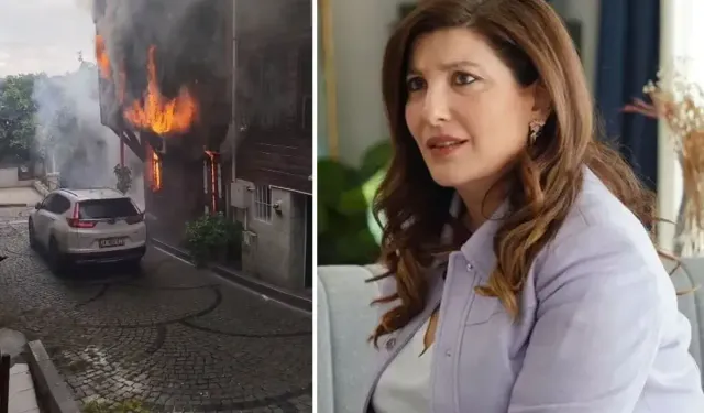 Bebek’te yangın paniği: Şebnem Bozoklu’nun evi de zarar gördü
