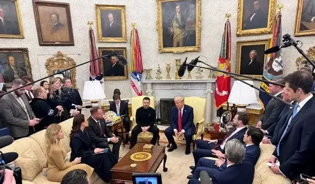 Trump - Zelenski Beyaz Saray'da Bir araya Geldi