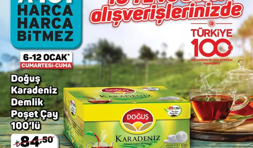 10 TL ÜZERİ ALIŞVERİŞLERİNİZDE;

Doğuş Karadeniz Demlik poşet Çay 100'lü 52,50 TL 