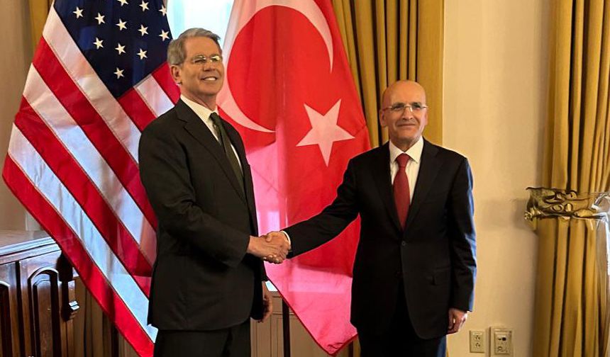 Bakan Şimşek, ABD Hazine Bakanı Bessent ile görüştü