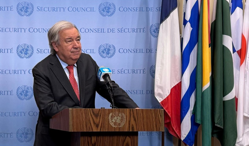BM sekreteri Guterres’ten Türkiye’ye tam dayanışma mesajı