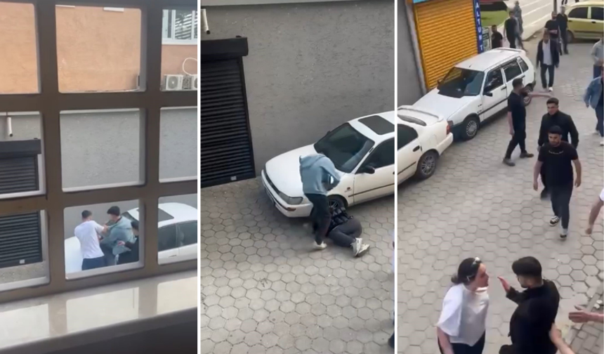 Bursa'da gençlerin öldüresiye dayak görüntüleri!